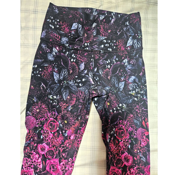 Lululemon Wunder Under Nulux High Rise Tight In Bloom Multi 28" Inseam, Size 6 - Picture 6 of 13